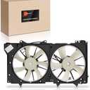 A-Premium Engine Radiator Cooling Fan Assembly Compatible with Select Subaru Models - Outback/Legacy 2010 2011 2012 2013 2014, 3.6L - Replace# 45121XA00A, 45122AJ00A