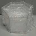 6 Pcs Buffet Risers, Dessert Stands, Acrylic Boxes for Display, Hexagonal Jewelry Showcase, Riser Display Cases Acrylic Display Base, Clear