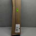 No Drill L-Shaped Vinyl Cordless Mini Blinds,White,19.5" Wx 36" H | 1",No Tools,Horizontal Window Blinds,Light Filtering,Indoor Windows