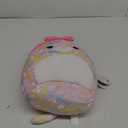 Squishmallows Original 12-Inch Michaela Rainbow Leopard with Pink Bandana - Official Jazwares Plush