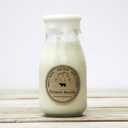 Farmers Market Milk Bottle Candle, 12.5 Ounce
