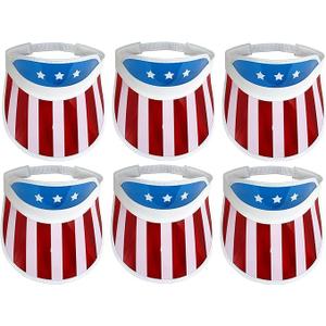 12 Pack Sun Visor Hats Women Men Clear Colorful Plastic Party Hat Adjustable UV Outdoor Sports Tennis Beach Golf Headwear Cap