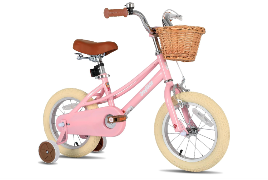 JOYSTAR Girls Bike for 2-12 Years Old Toddlers and Kids, 12" 14" 16" 18“ 20" Retro Style Kids Bike with Training Wheels, 18 20 Inch Children Bicycle with Kickstand