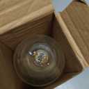 Ayshwill Dec Black Woven Boho Chandelier Wicker Rattan Dome Pendant Light Fixture for Dining Room Bedroom Kitchen Island (Bulb Included) (8.7" Black)