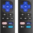 【Pack of 2】 Suitable for Roku Remote Replacements-Compatible with Roku Box, Roku Player, Roku Express, Roku Premiere, Roku 1/2/3/4(NOT for Any TVs or Sticks)