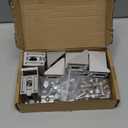 1" x 1" 1010 Series Aluminum Extrusion Profiles Fastener T-Solt Connector Set, 10pcs Corner Bracket with T Slide Nuts Hex Screw Bolt Used on 1 Inch x 1 Inch Extrusion Profiles Rail