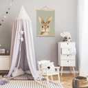 You found a duck Cute Rabbit Wall Art Decor, Nordic Woodland Animal Wall Hanging Decor for Nursery,Classroom, Playroom, Soft Neutral Bunny Poster for Toddler Bedroom,Easter Bunny Decor 14x18.5Inch