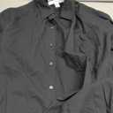 Amazon Essentials Mens Regular-Fit Long-Sleeve Casual Poplin Shirt Medium Black
