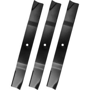 91-128 Lawn Mower Blades, Compatible with Country Clipper H1708, H1667, H2500, 7079371, 60293, Replace for 60" Deck High-Lift Mulching Blades, 3 Packs