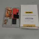 TKDMR 10pcs 2 AWG-3/8 Battery Lugs,Heavy Duty Wire Lugs,Ring Terminals,Battery Cable Ends,0 Guage terminals,Battery Terminal Connectors with 10pcs 3:1 Heat Shrink Tubing.