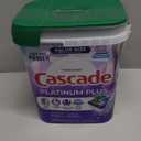 Cascade Platinum Plus Dishwasher Pods, Dish Detergent Soap, Clean Scent, 62 Count