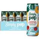 Simply POP Prebiotic Soda Fruit Punch Cans, 12 fl oz, 12 Pack, Best Before June 2, 2026