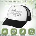 Hercicy 10 Pack Wedding Party Favors Gifts for Guests Thank You for Celebrating with Us Wedding Trucker Hats Party Gifts Bulk for Men Women His and Hers Engagement Gift Bridal Shower Baseball Cap