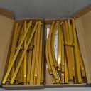 Wokceer Wedding Arch Backdrop Stand 7.2FT, 6FT Gold Metal Arch Stand Set of 2 for Birthday Party Wedding Ceremony Baby Shower Graduation Decoration