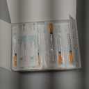 Insulin Syringe, 29G 1cc 1/2-Inch (12.7mm) , Individually Packed, Smooth & Comfortable, Pack of 100