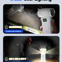 Super Power Compressed Air Duster with LED Display, Cordless Cordless Air Duster Rechargeable, 5 Speeds Mini Leaf Blower, Dust Blower Cleaning Kit for Computer, Keyboard, Outdoor and Car