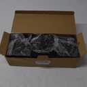 Solar Fence Lights Wall lihgts Outdoor Decorations 6 Pack Solar Step Lights Outdoor Waterproof LED Solar Powered Warm Yellow Decorative Lighting for Front Door, Backyard, Post(Black)