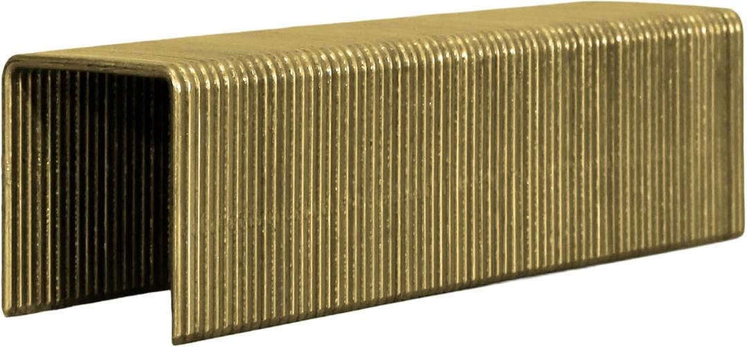 Freeman 16-Gauge 1" Glue Collated Galvanized Wide Crown Staples 2,000 Count for Lathing, Sheathing, and Foam Board Insulation WCS16-1