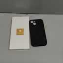 Miracase Magnetic for iPhone 15 Case, [Soft Anti-Scratch Microfiber Lining], Compatible with MagSafe, Liquid Silicone Case Shockproof Drop Protection Phone Case for 15, Black Magnetic