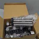 Solar Lights Outdoor Waterproof, Stainless Steel LED Landscape Lighting, Solar Garden Lights, Outdoor Valentines Day Decorations for Yard, Pathway, Walkway, Patio, Lawn - 12 Pack ( Cold White )