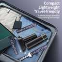 Dual Voltage(100~250V) Travel Steamer for Clothes Portable Mini with European Plug Adapter for International Travel, Europe Travel Essentials for Women, European Travel Must Haves