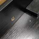 LITTLE TREE 63-Inch Home Bar Table, 2-Tier Storage Shelf Mini Bar Unit, Kitchen Pub Table, Small Indoor Bar Counter, Black