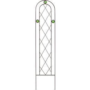 Arcadia Garden Products TR01 4' x 10" Arched Garden Trellis, Black