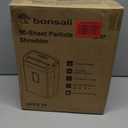 Bonsaii Paper Shredder, 10-Sheet Home Office Shredders, Micro Cut Home Use Paper Shredder with 5.5 Gallons/P-4 High Security/5 Minutes/Shred Card,Staple,Clips (C275-B)