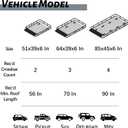 64" x 39" x 6" Cargo Roof Rack, Universal Rust-Proof Roof Basket for SUV, Heavy Duty Steel Rooftop Cargo Carrier, Car Top Luggage Holder 150LBS Capasity, Easy Assembly, Black