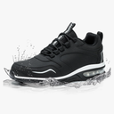 Waterproof Steel Toe Shoes for Women Non Slip Puncture Proof Safety Work Sneakers Comfortable Lightweight Fashion Footwear for Industrial Construction and Food Service Size 39/8.5