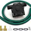 Drill Water Transfer Pump 750GPH, Mini Hand Drill Pump Self Priming for Aquariums Rain barrels Fish tanks, Easy to Use for Water, Oil Fluid Transferring Include Hoses and Adapter