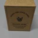 Generic English Pear & Freesia Scented Candle | Scented Candle Gifts for Women | Soy Candles for Home Scented | Aromatherapy Candle in Black Jar | Unique Birthday Gifts for Women, Chroma, AT0001