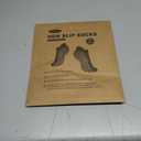 Non Slip Yoga Socks with Grips for Pilates, Ballet, Barre, Barefoot, Hospital Anti Skid Socks for Women and Men (Medium, 6 Pairs-black)