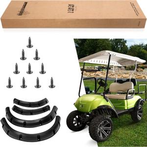 10L0L Golf Cart Fender Flares for Yamaha G29/Drive, Front and Rear (Set of 4)