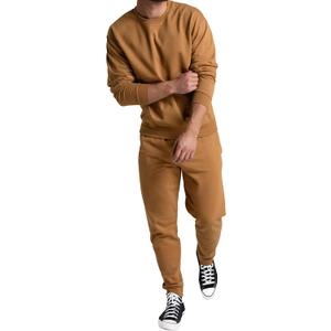 Fruit of the Loom Eversoft Fleece Joggers with Pockets, Relaxed Fit, Moisture Wicking, Breathable, Tapered Sweatpants (Small, Golden Pecan)