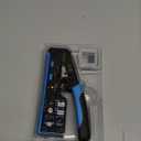 All-In-One RJ45 Crimp Tool with Hand-Twist Screw and Wire Terminal Crimper for CAT7/CAT6A/CAT6/CAT5E/CAT5, Ethernet Crimper RJ45 crimper RJ45 Pass Through Crimp Tool Ethernet Crimping Tool