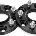 dynofit 5x114.3 Wheel Spacers for Nissan 300ZX 350Z 370Z Altima Sentra Pathfinder, 15mm 5X4.5 Hubcentric Forged Wheels Spacer for Infiniti G35 G37, 66.1mm Hub Bore M12x1.25 Studs, 2 Pcs 15mm Spacers (15mm thickness 2 PC, Black)