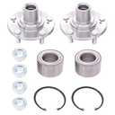 MOTOKU Pair Front Wheel Hub & Bearing Set for Honda Civic 1.8L 1.3L L4 2006-2011 Left Driver and Right Passenger Side