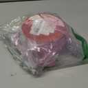 MEEDEE Pink Glitter Ribbon Wire Mesh Ribbon Wired Christmas Ribbons 2.5 Inch Pink Wired Ribbons for Christmas Tree Decoration, Garland, Wreath Bow Making (25 Yards)