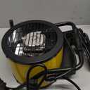 Greenhouse Heater with Digital Thermostat, 1500W Grow Tent Heater, Overheat Protection & Fast Heating, Electric Space Heaters for Patio, Garage, Greenhouse, Flower House, Yellow