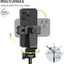 Liphisy 64 Tripod for Cell Phone & Camera, Phone Tripod with Remote and Phone Holder, Sturdy & Stable Height Adjustable Multi-Angle Shot Selfie Stick Tripod for Video Recording