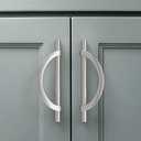 Amerdeco 10 Pack Brushed Satin Nickel Cabinet Pulls 5 Inch(128MM) Hole Centers Kitchen Cabinet Handles Hardware Kitchen Handles for Cabinets Cupboard Handles Drawer Pulls