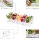 Chilled Condiment ServerTaco Bar Serving Set for Party15.3" Condiment Serving Platters with 5 Separate Lids and Removable Compartments, Set of 5 Serving Spoons & 2 Clips (5 Containers, 1 pack)