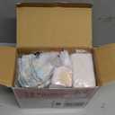 Giant bean 36pcs Wooden Dollhouse Furniture Set with Dolls for 5 Rooms, Wood & Plastic Pink Dollhouse Accessories Pretend Play Furniture Toy Christmas Birthday Gift Toy for Kids Boys Girls Toddler 3+