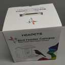 Smart Bird Feeder with Camera Solar Powered, 2K HD Video, AI Bird Species Identification, Instant Arrival Alerts, Weatherproof Design for Effortless Birdwatching, Best Gift for BirdLovers, Red