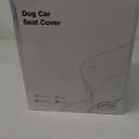 REEVAA Dog Truck Seat Cover for Back Seat, Hard Bottom Dog Hammock for Car, Pet Bed Extender for 2-4 Large Dogs, Waterproof Seat Protector, Universal XL Size Fits for Crew Cab Truck/SUV, Black+ Orange
