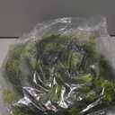 9FT Real Touch Norfolk Pine Christmas Garland with Light Winter Artificial Faux Greenery Garland Table Mantle Stairs Fireplace Wall Decor Outdoor Indoor Porch Home Decorations (Battery Not Included)