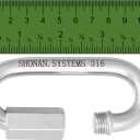 SHONAN Heavy Duty Marine Chain Quick Links, Stainless Steel Chain Connectors, Corrosion Resistant Locking Carabiners (4.1 Inch, 1 Pack(Marine Grade))