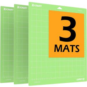 Cutting Mats for Cricut Maker 3, Explore 3, Maker, Air 2, 12x12 inch 3 Mats Standard Sticky Grip 12x12" Green Replacement Cut Mat for Cricut