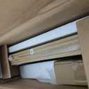 SUPERJARE Boho TV Stand for 65 Inch TV, Entertainment Center with Adjustable Shelf, Rattan TV Console with 2 Cabinets, Media Console, Solid Wood Feet, 4 Cord Holes, for Living Room - Natural (53.9")